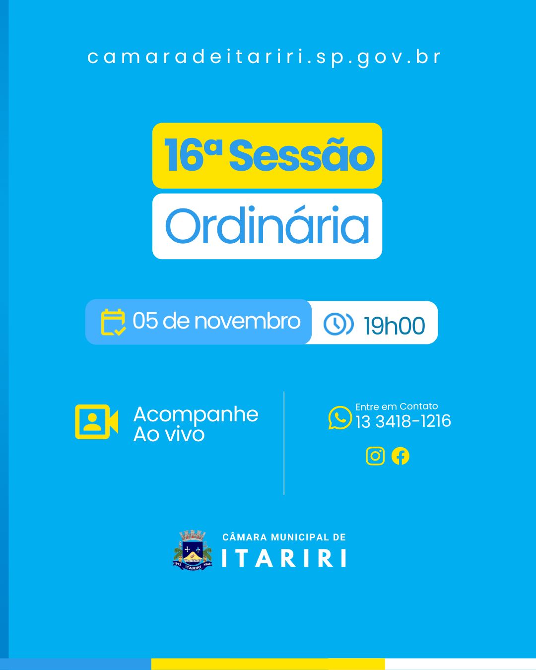 camara-de-itariri-realiza-16-sessao-ordinaria-nesta-quarta-feira-com-transmissao-ao-vivo-pelas-redes-sociais